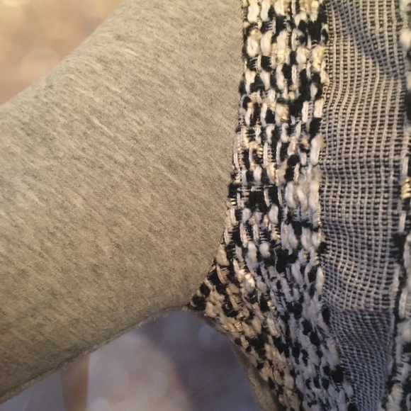 FREE WITH PURCHASE Anthropologie Dolan Left Coast Tweed Stripe Tee S - Picture 5 of 7